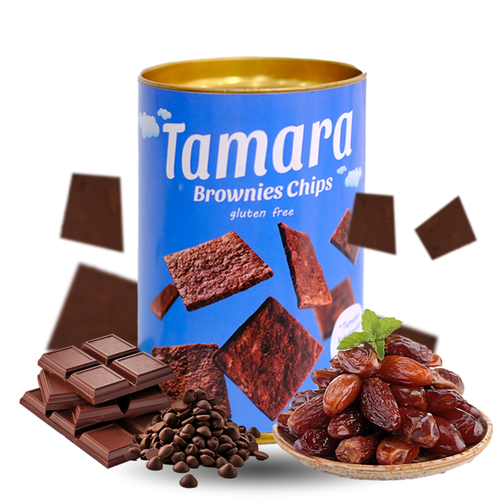 Tamarra Brownies Chips - Kalimaya tamarra product floating