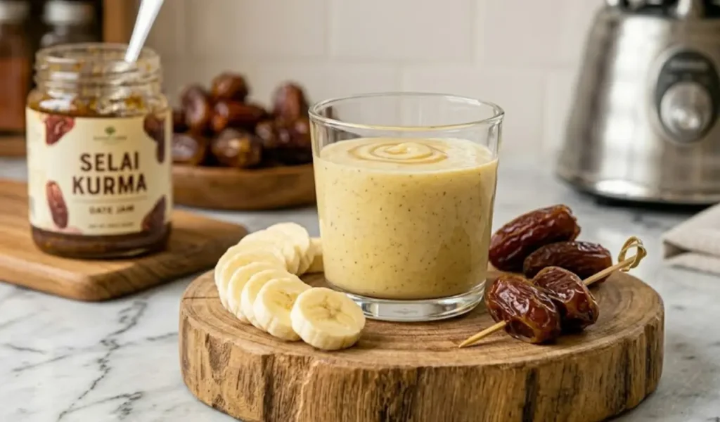 Resep Smoothie Pisang Selai Kurma: Minuman Praktis Manis Alami smoothies pisang kurma
