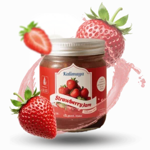 strawberry jam floating