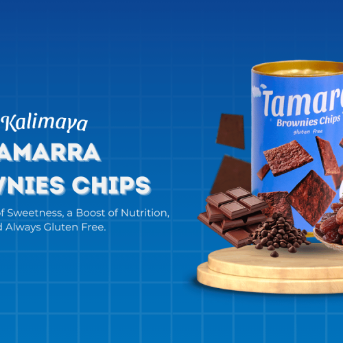 Tamarra Brownies Chips cemilan sehat Kalimaya Indonesia